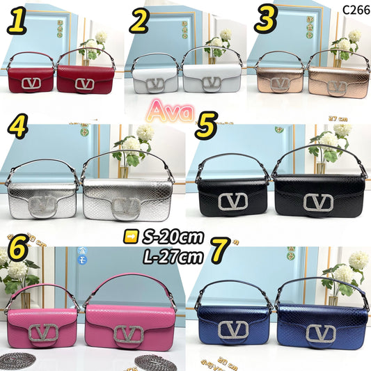 C266 Valentino snakeskin bag