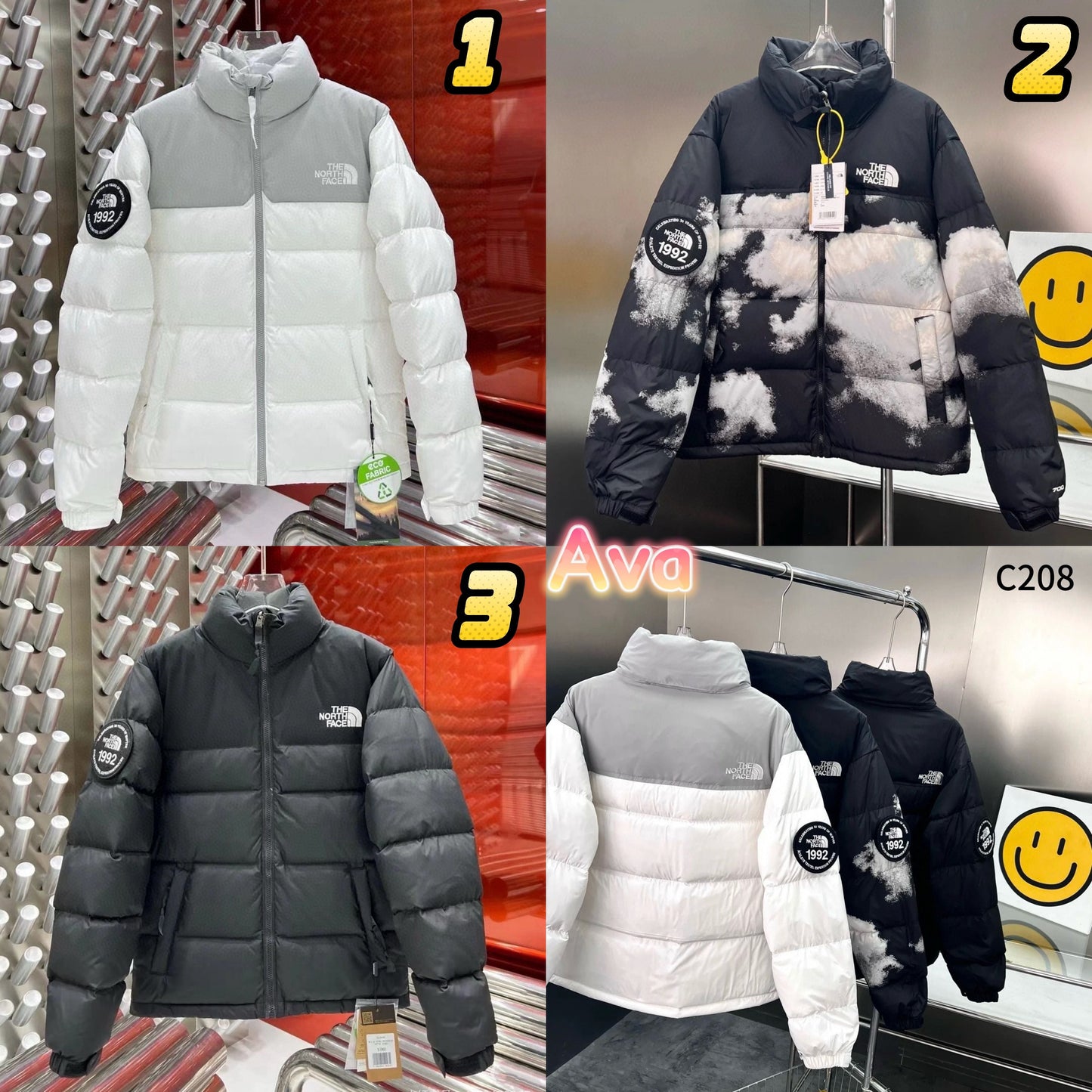 C208 The North Face down jacket