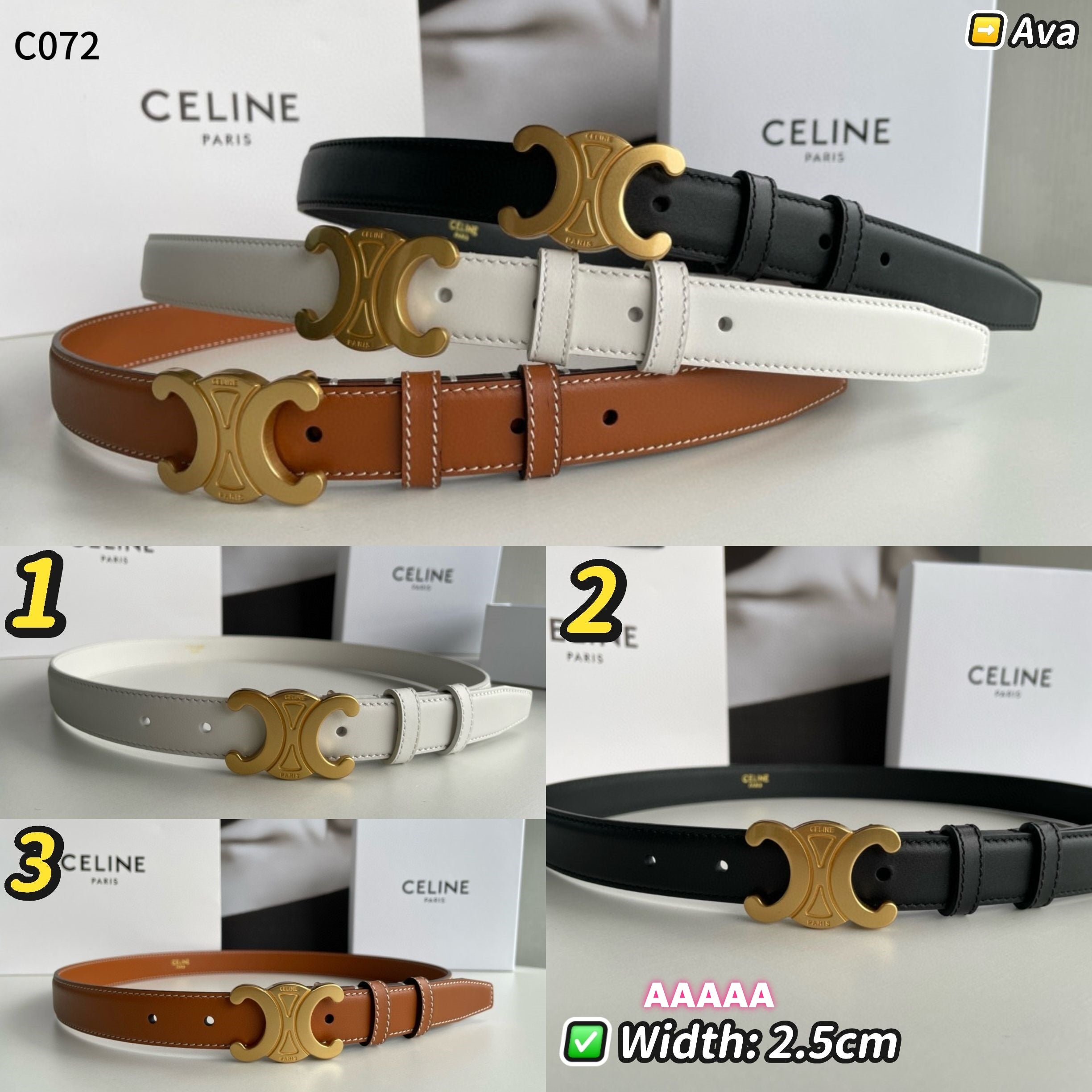 C072 Celine Belt