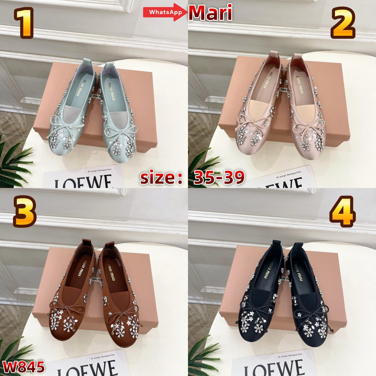 W845  Ballet flats