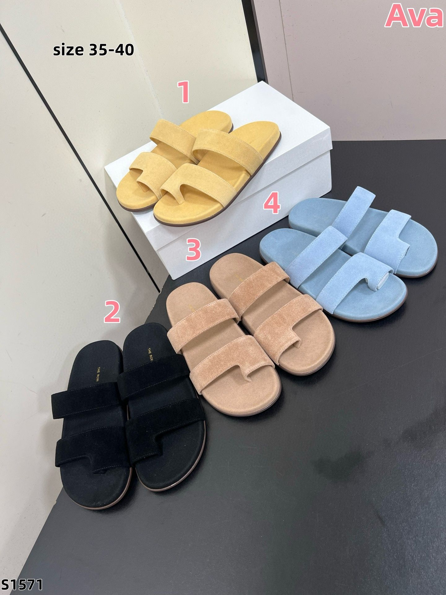 S1571 THE ROW slippers