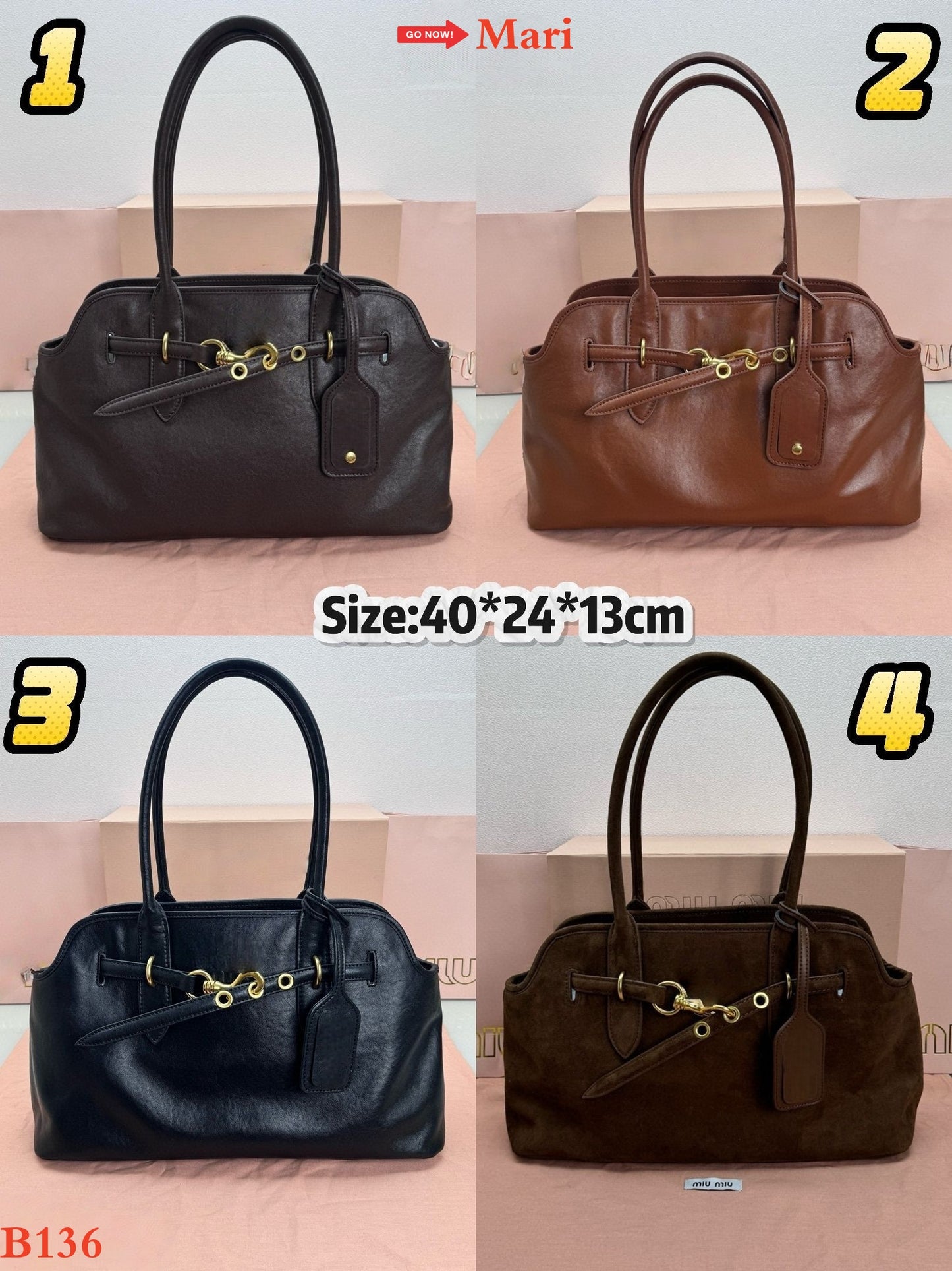 B136   shell bag