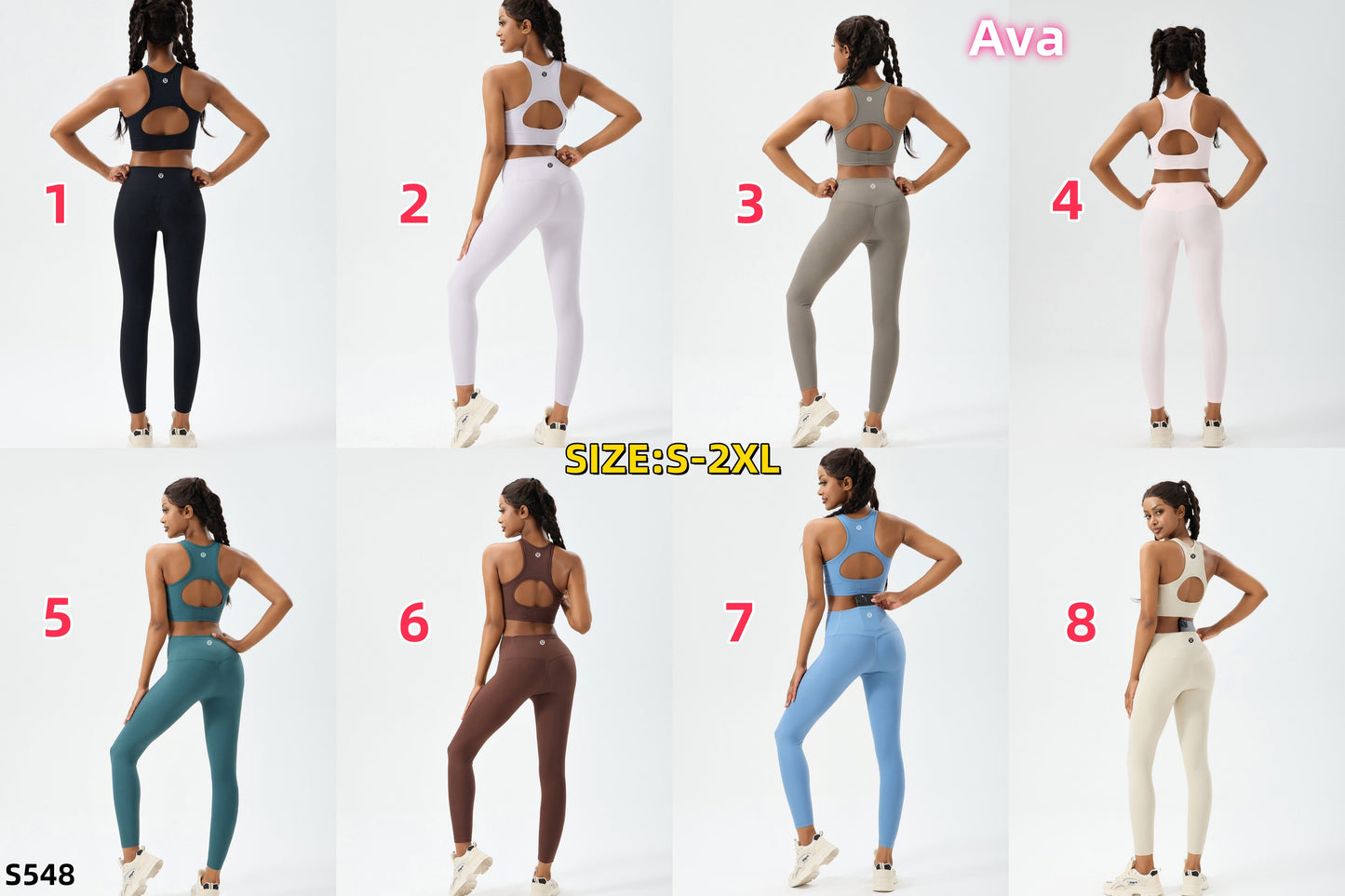 S548 Lululemon Yoga Suit