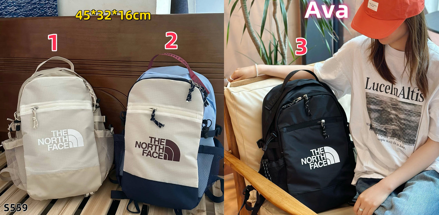 S559 The North Face Korean Style Nylon Backpack