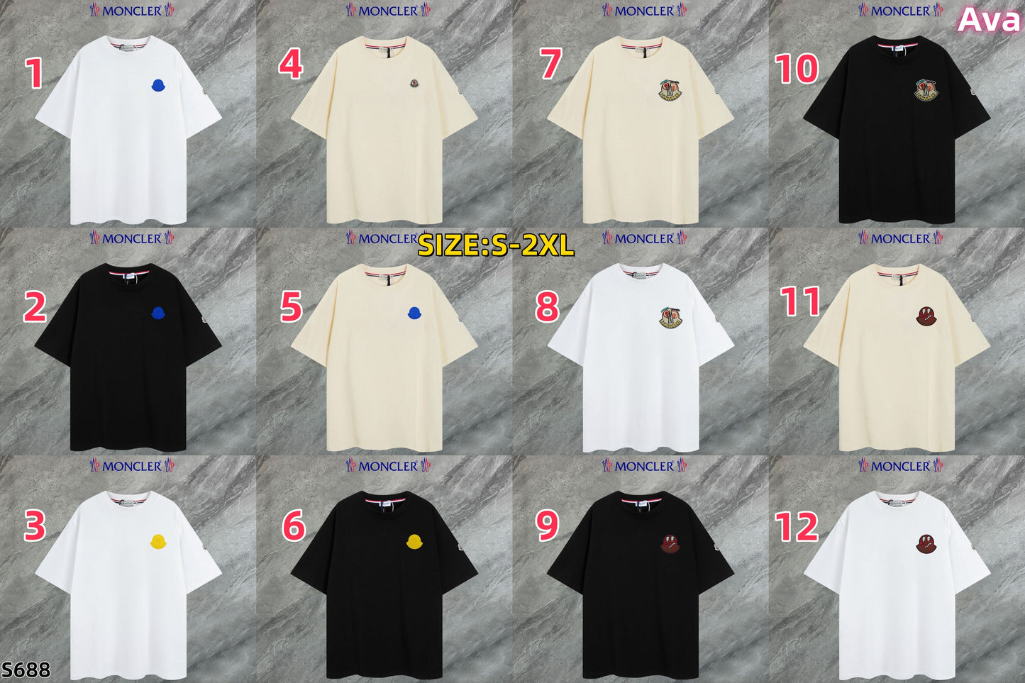 S688 Moncler T-shirt