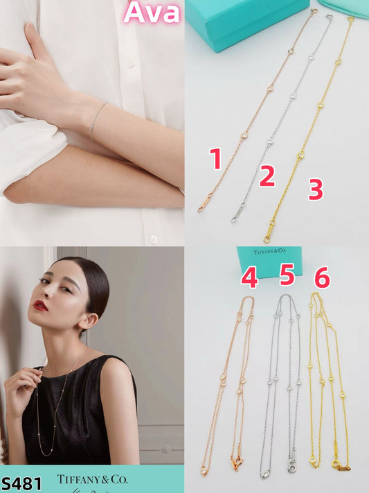S481 Tiffany Bracelets & Necklaces