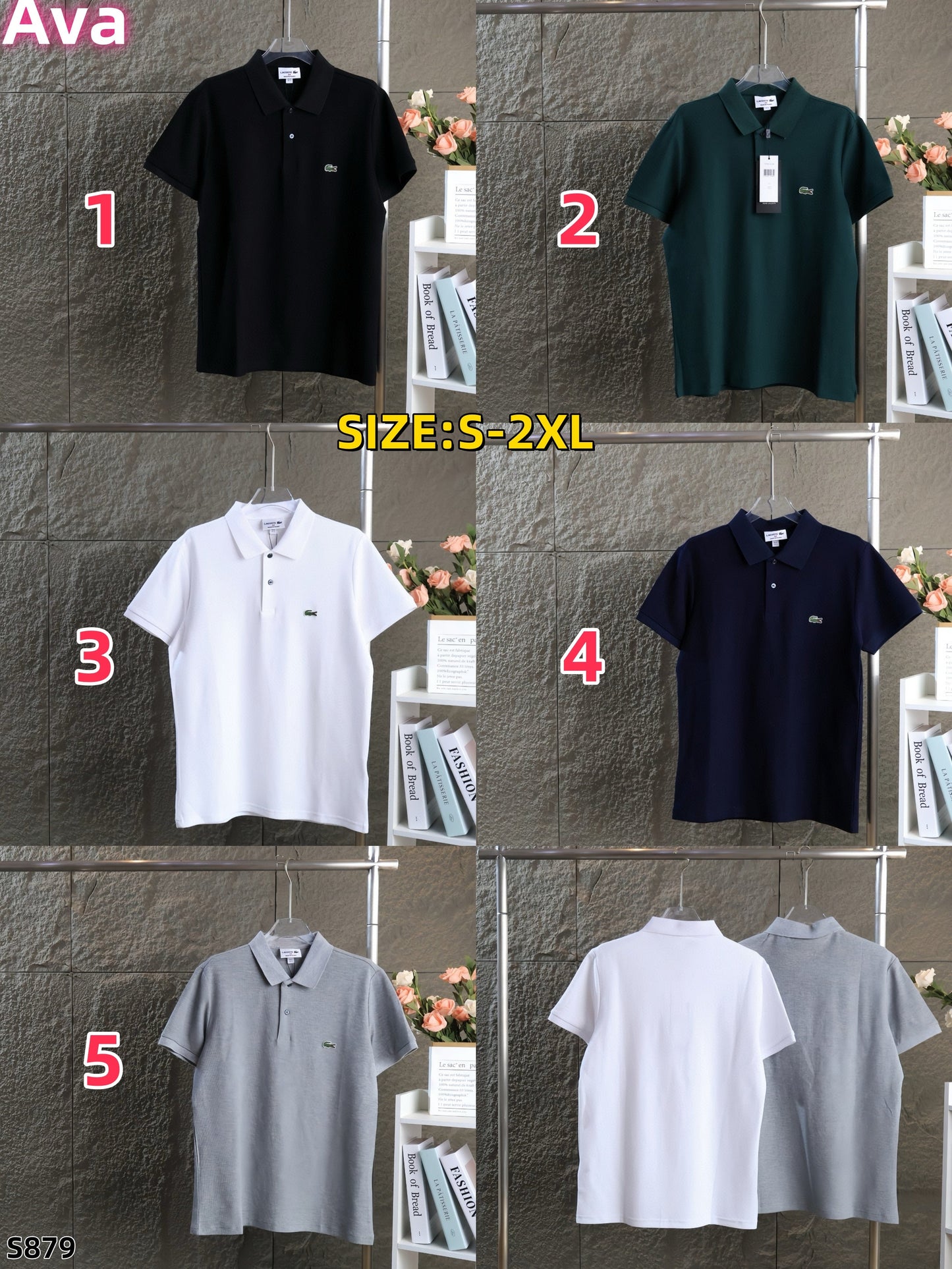 S879 Lacoste polo shirt