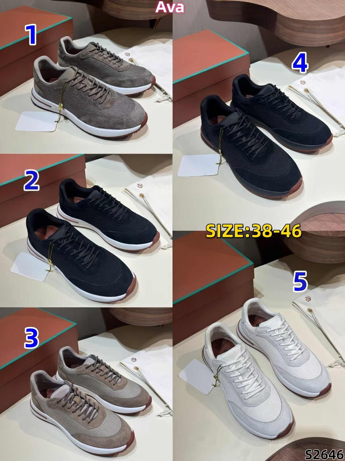 S2646 LoroWeek End Walk shoes zapatos