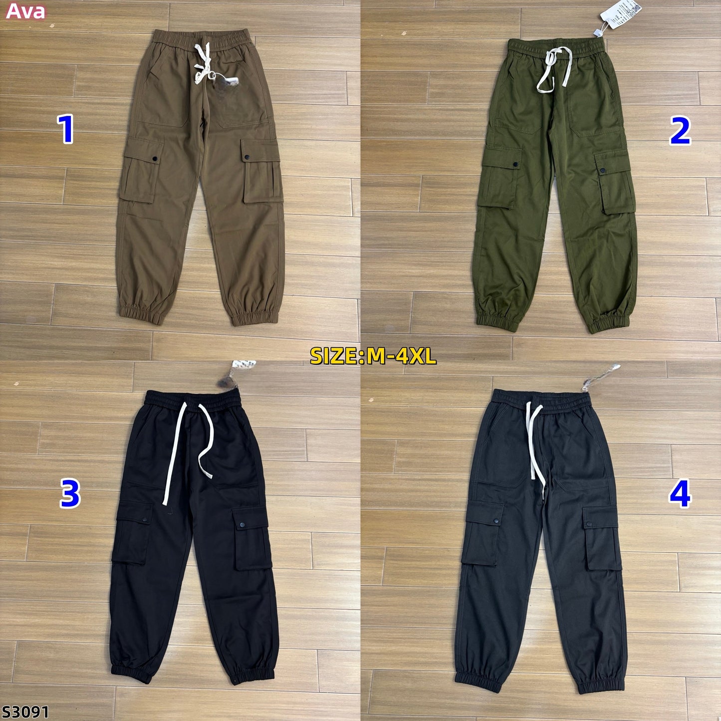 S3091 Men's cargo pants