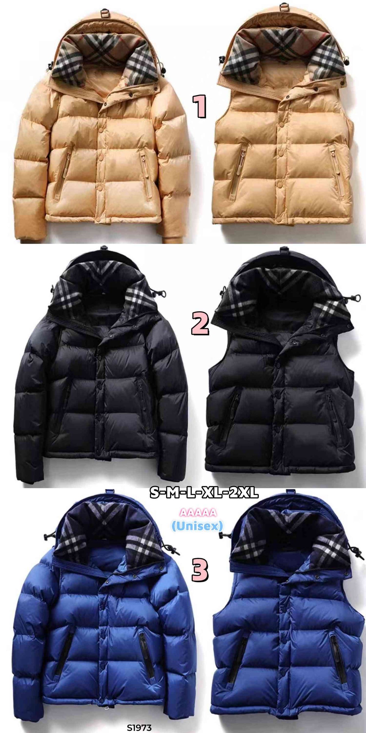 S1973 Burb down jacket (unisex)