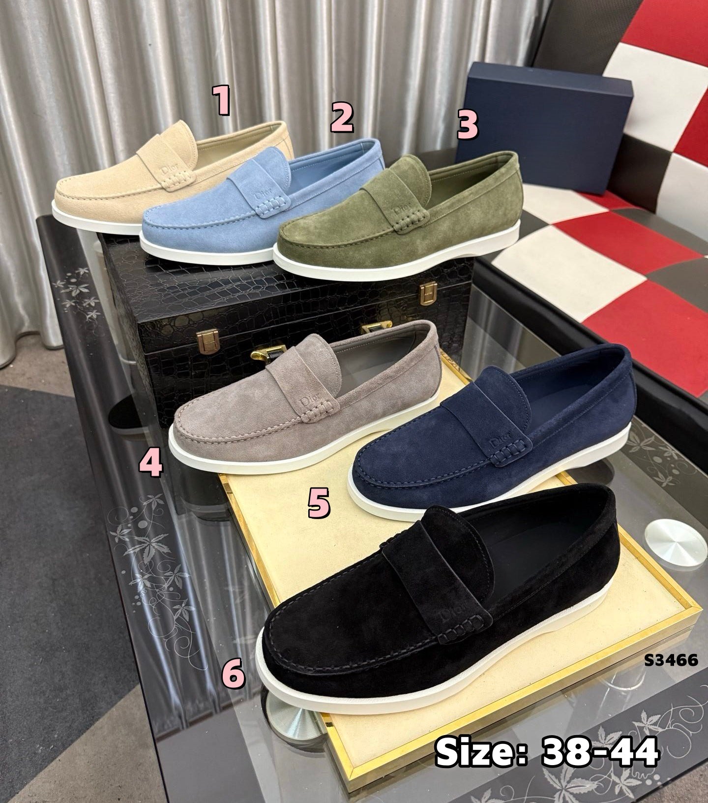 S3466 leather shoes