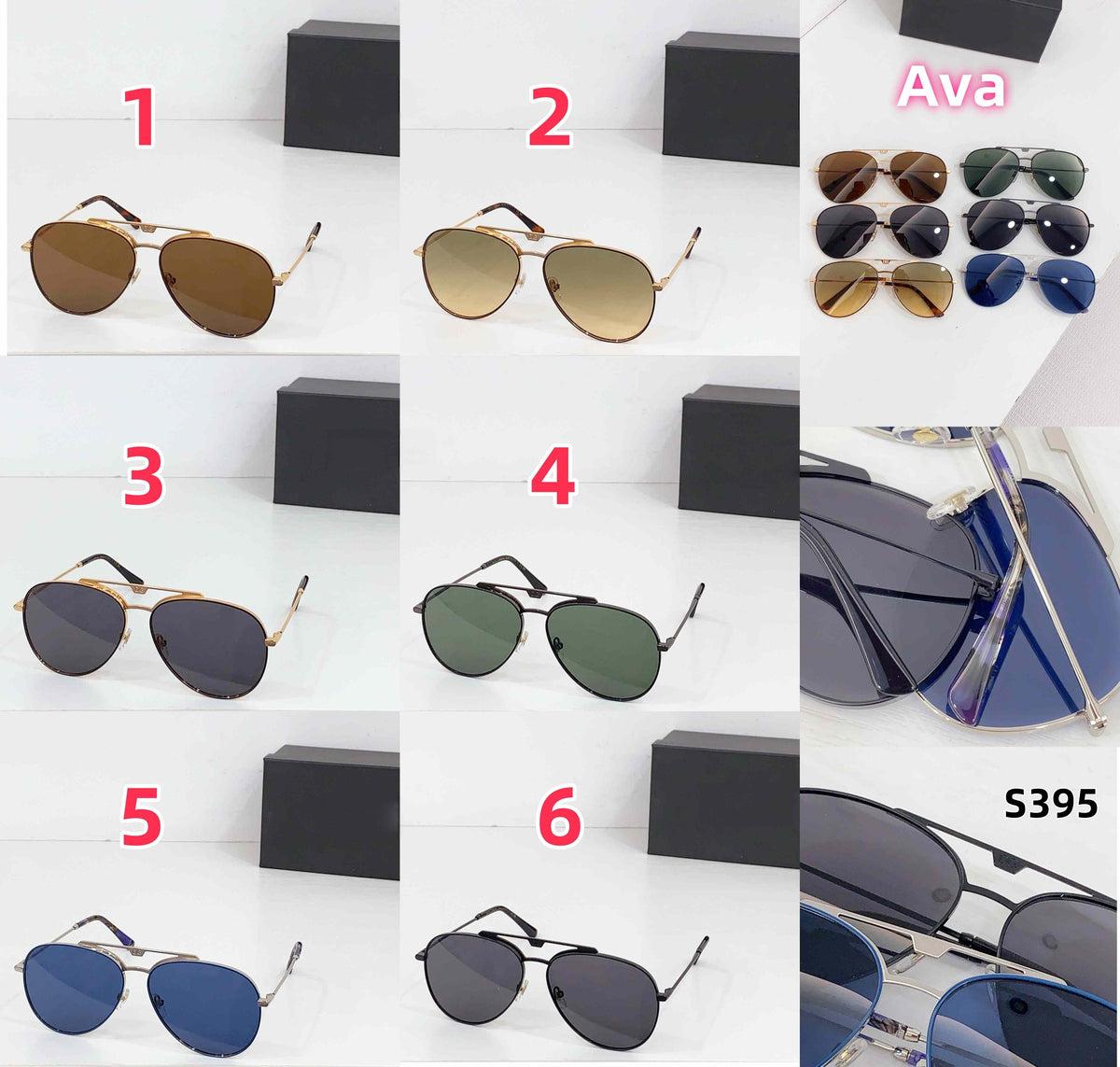 S395 DG sunglasses glasses