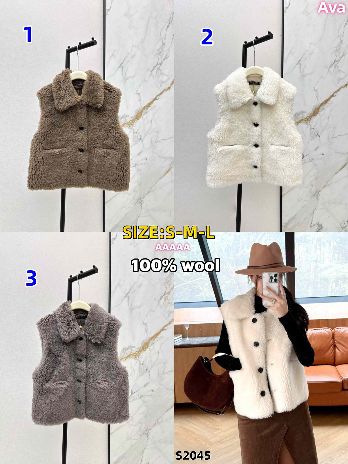 S2045 Loro wool vest