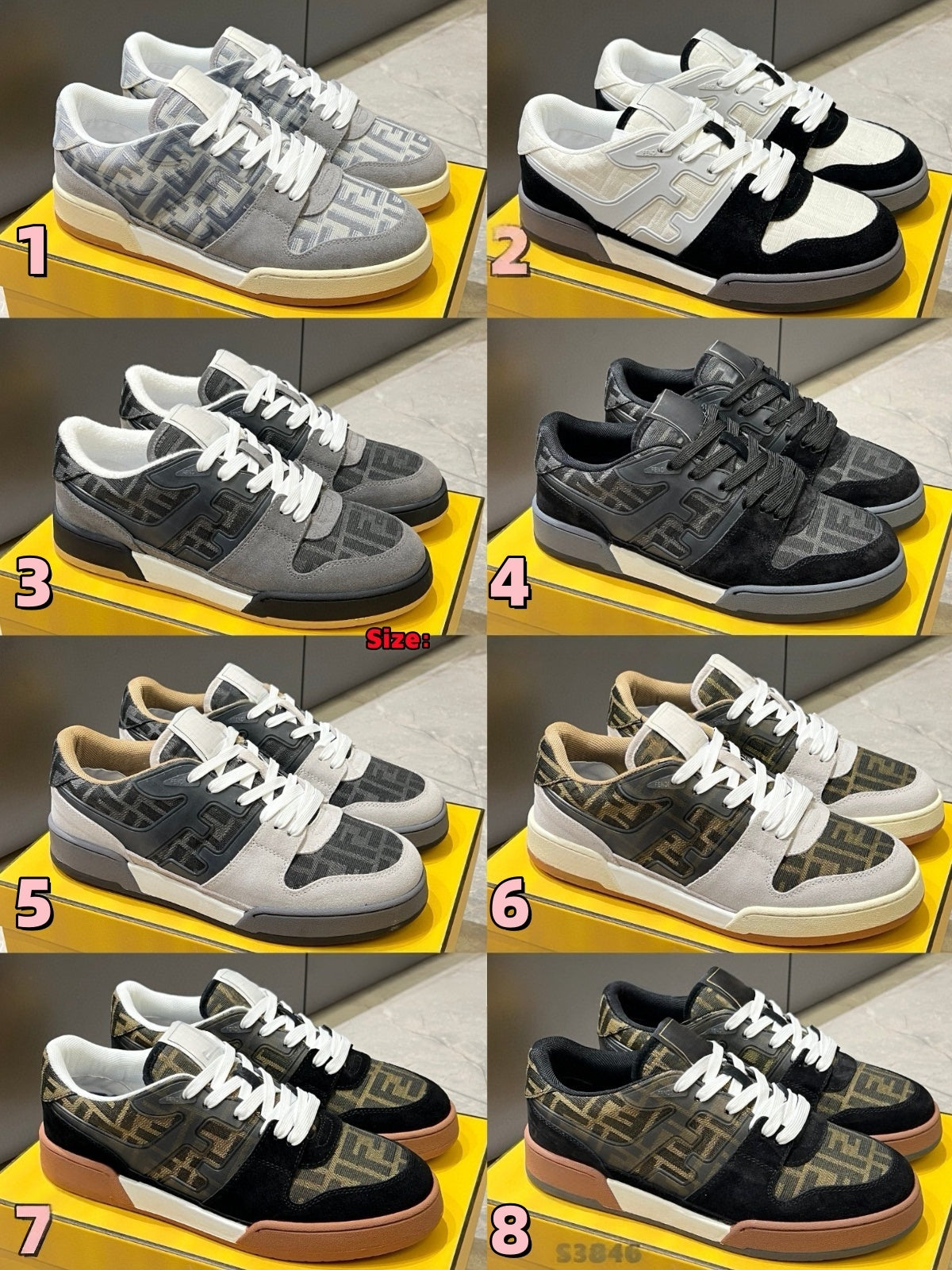 S3846 Match shoes