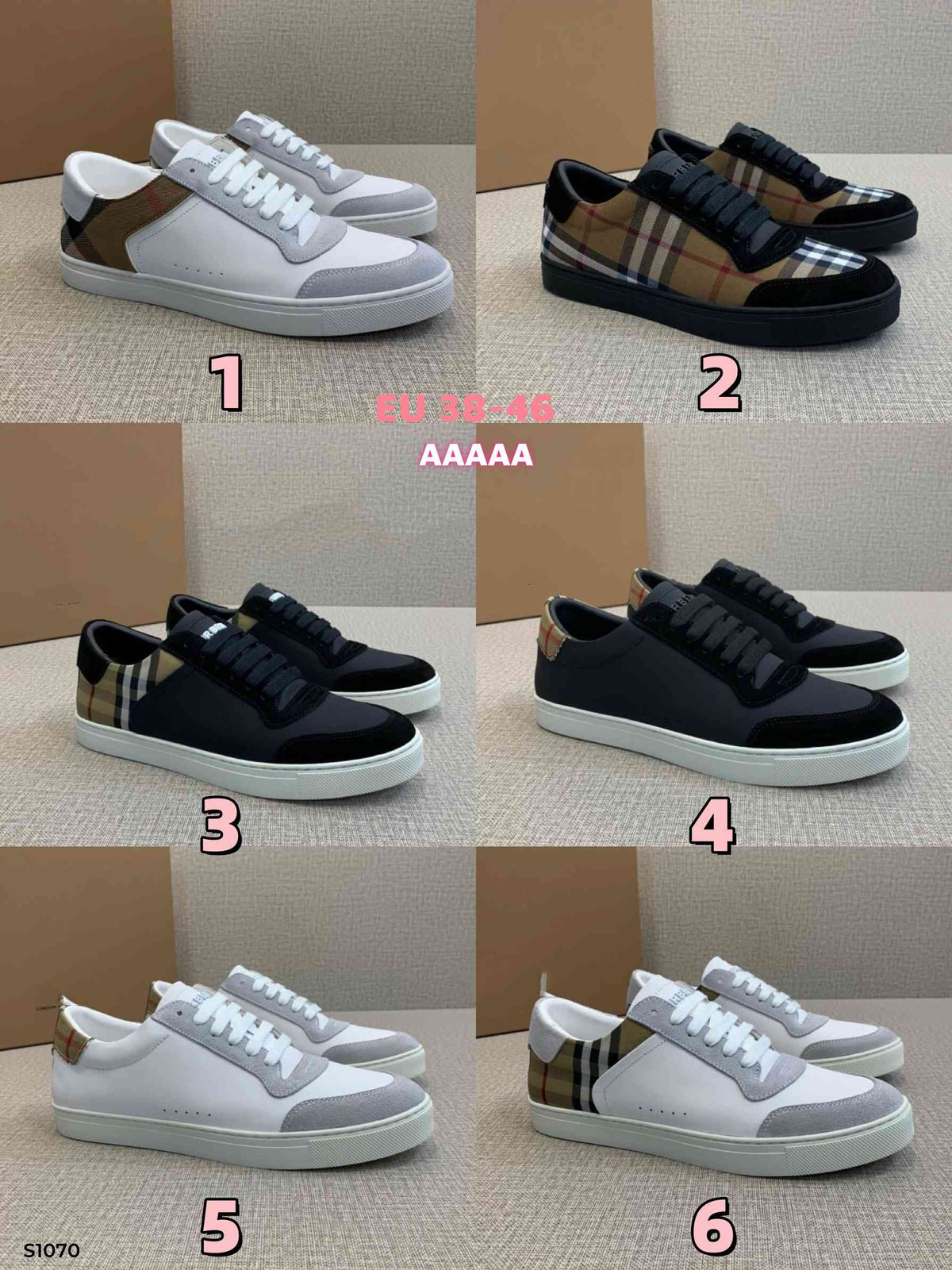 S1070 Burb Men's Low-Top Sneakers