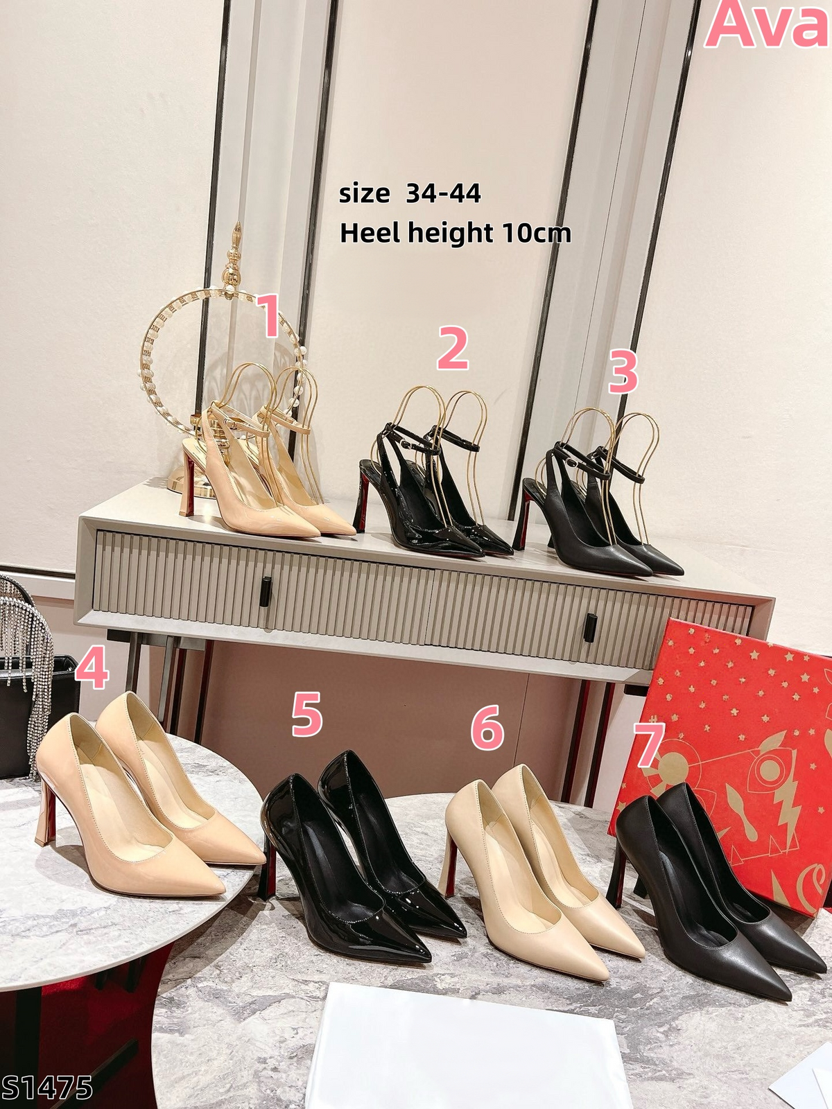 S1475 ChrisLou high heels