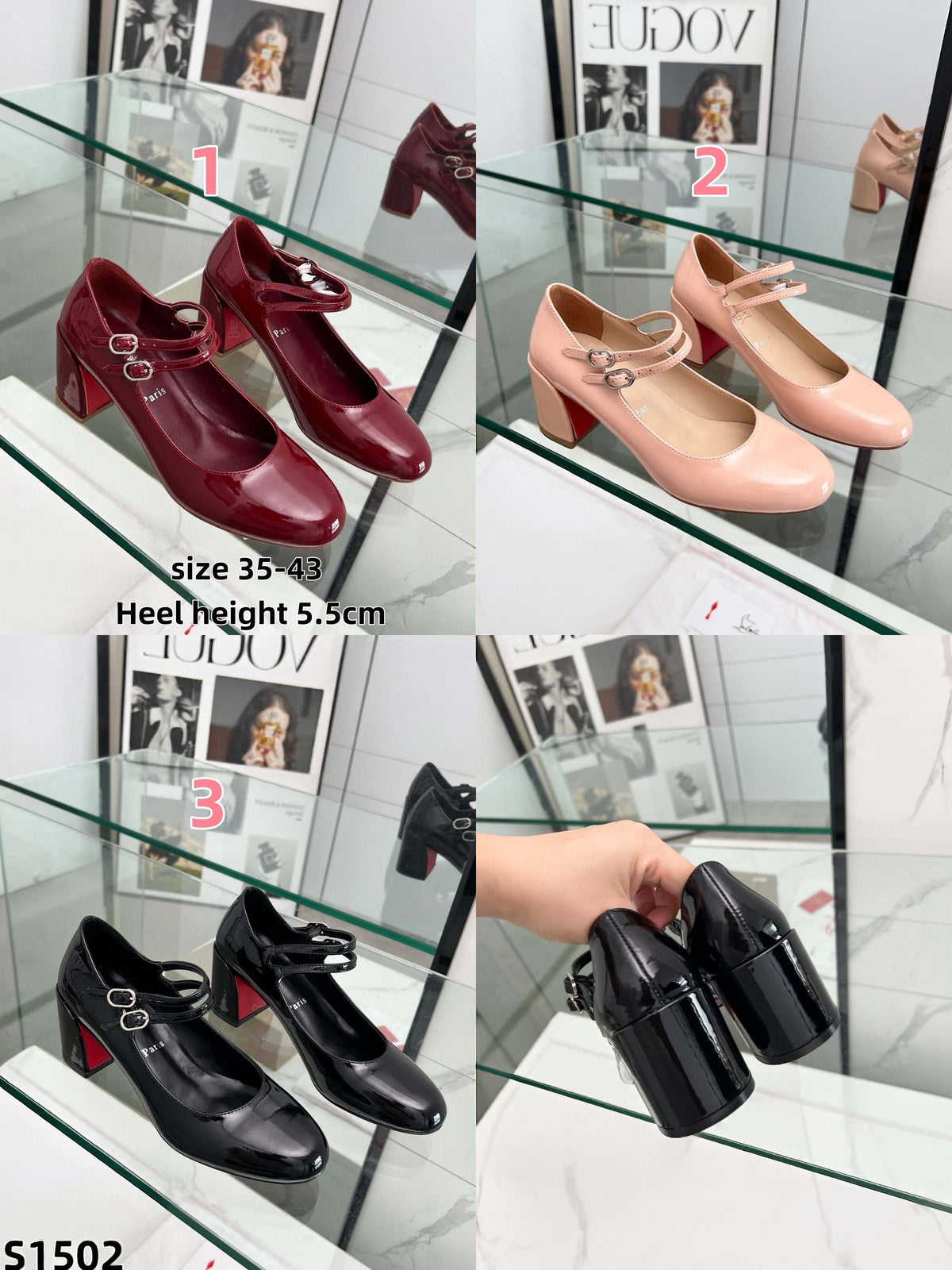 S1502 ChrisLou Mary Jane shoes