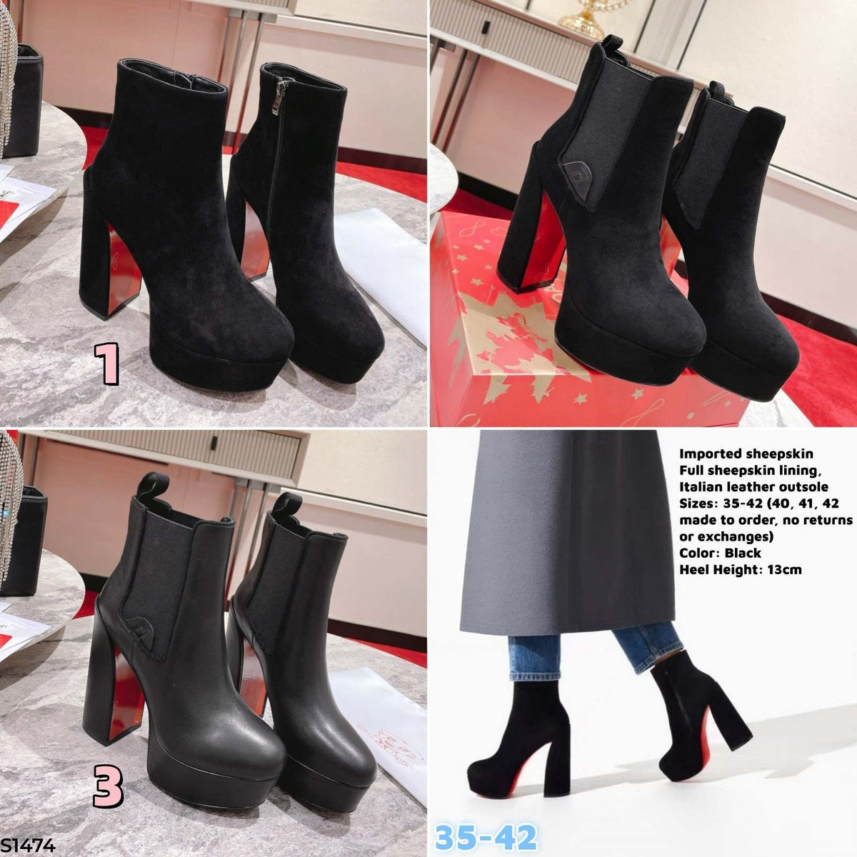 S1474 ChrisLou high heels