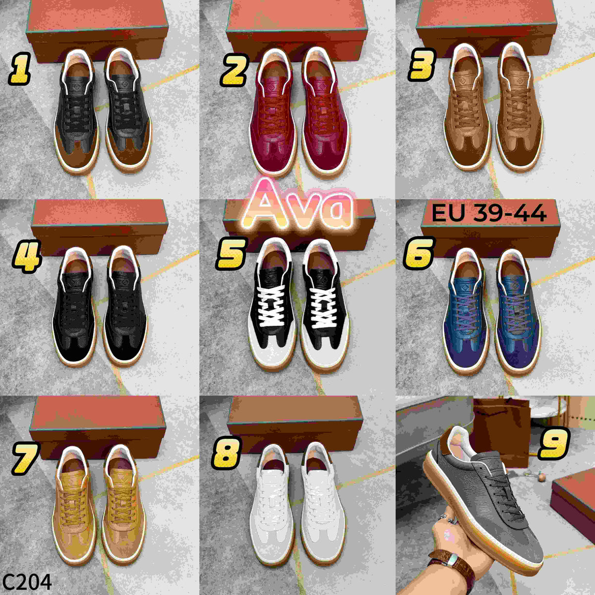 C204 Loro leather shoes zapatos