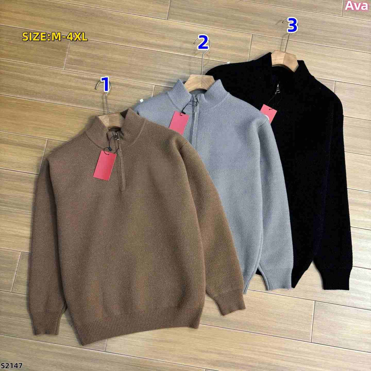 S2147 Canada Mink Fleece Knit Jacket
