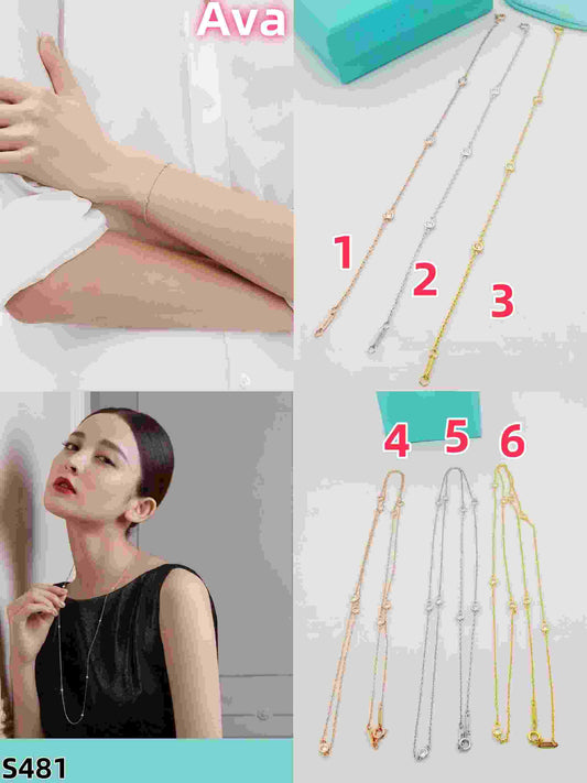 S481 Tiff Bracelets & Necklaces