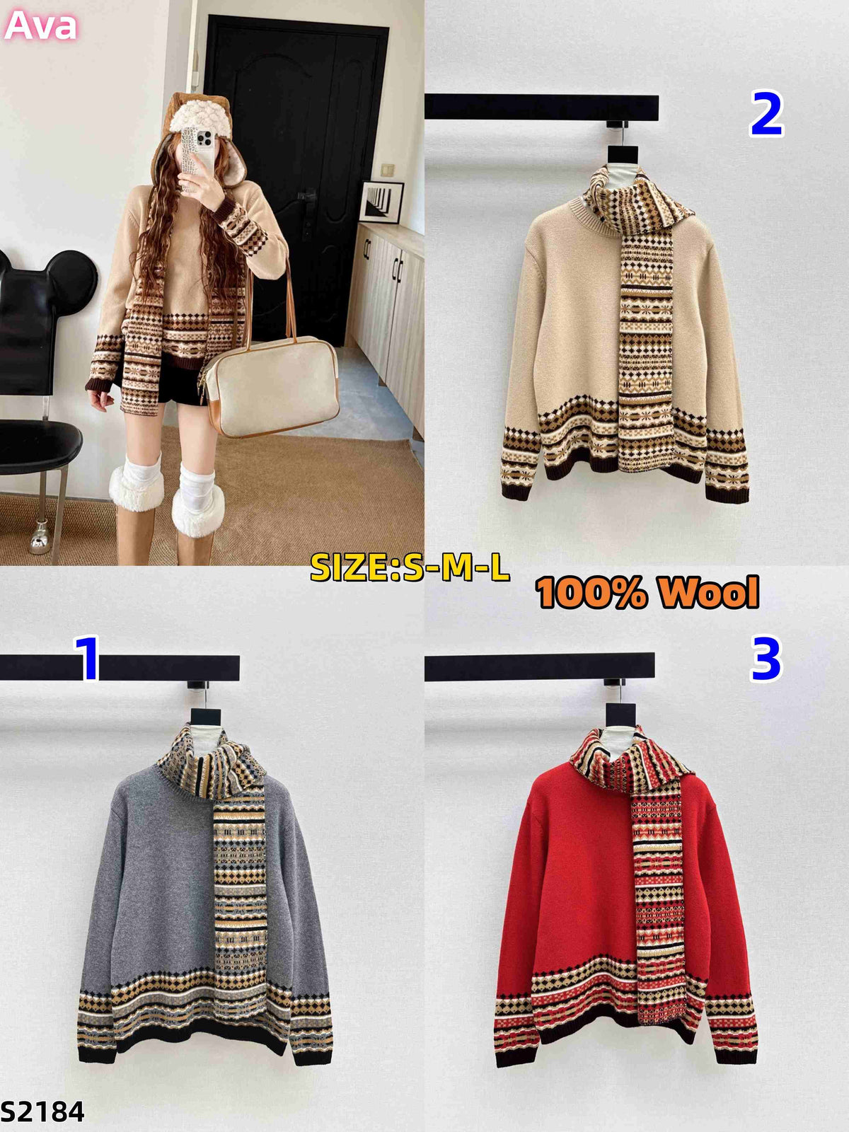 S2184 Loro Sweater for ladies