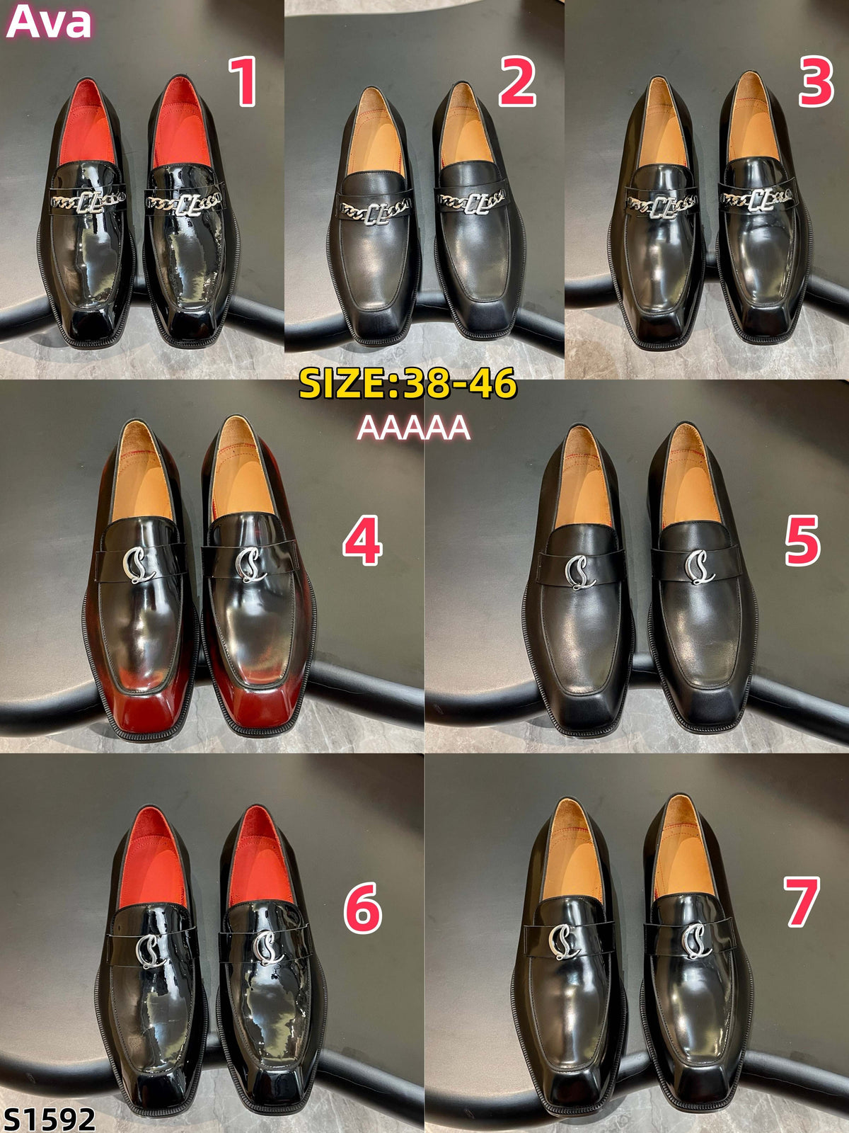 S1592 ChrisLou leather shoes