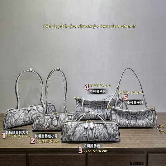S3883 Python skin bag