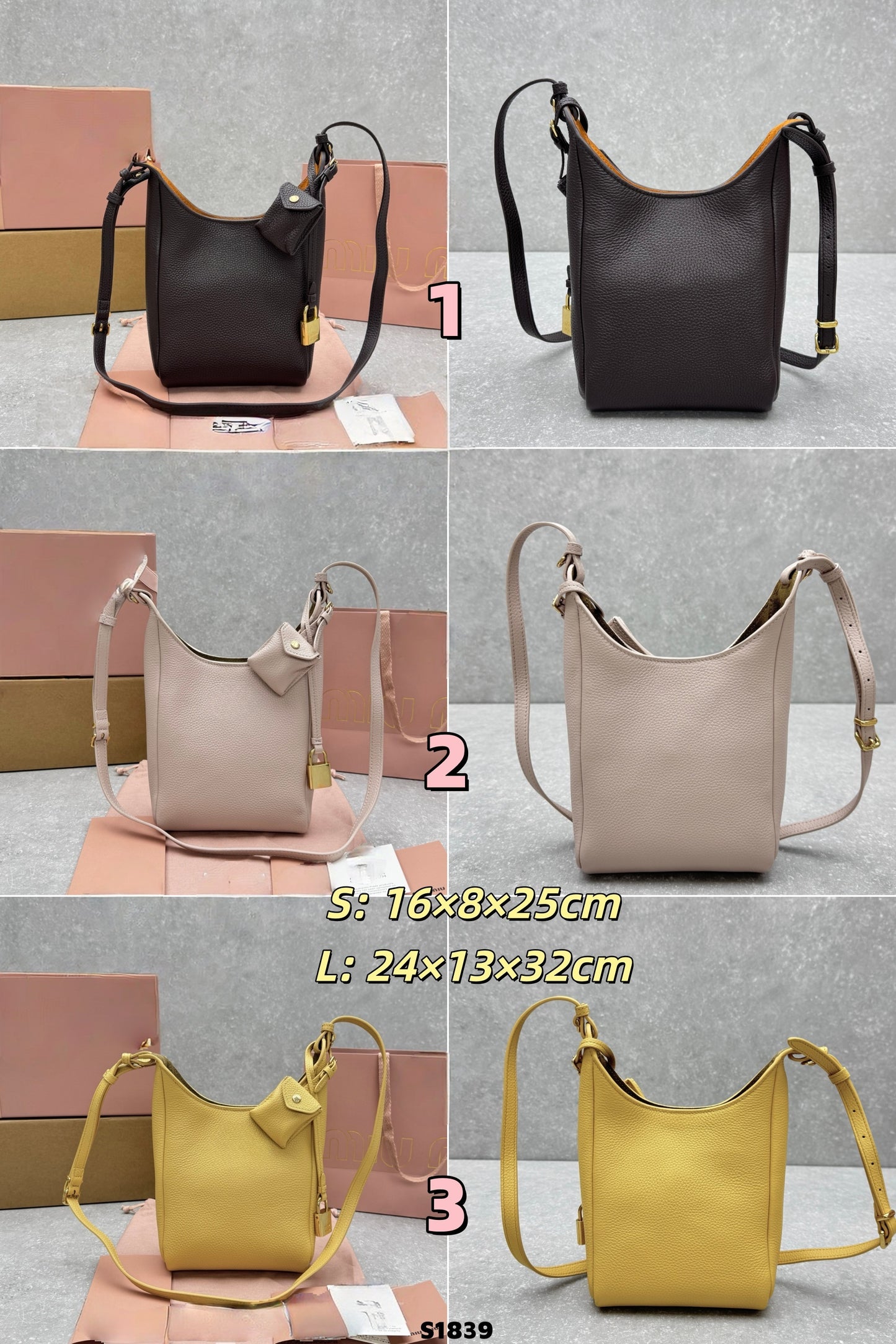 S1839 miu bags