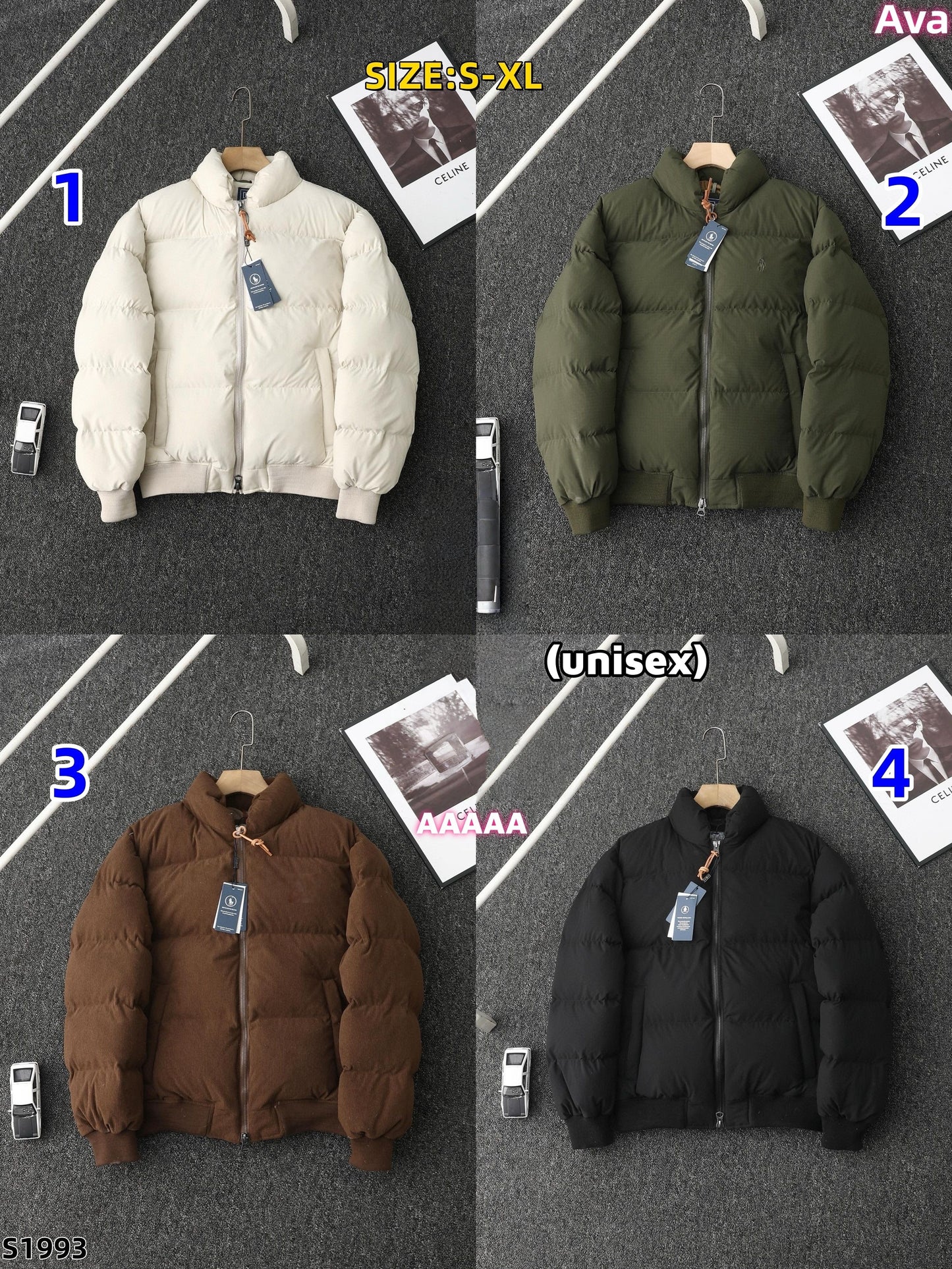 S1993 Ralph down jacket (unisex)