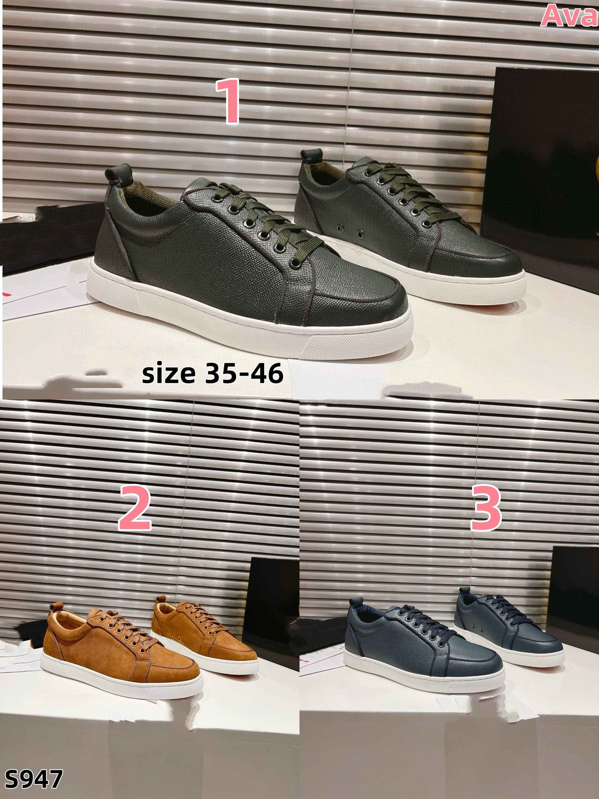S947 ChrisLou leather casual shoes