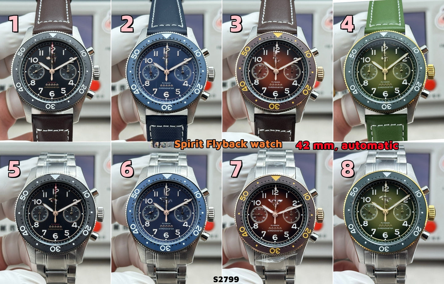 S2799  Spirit Flyback watch