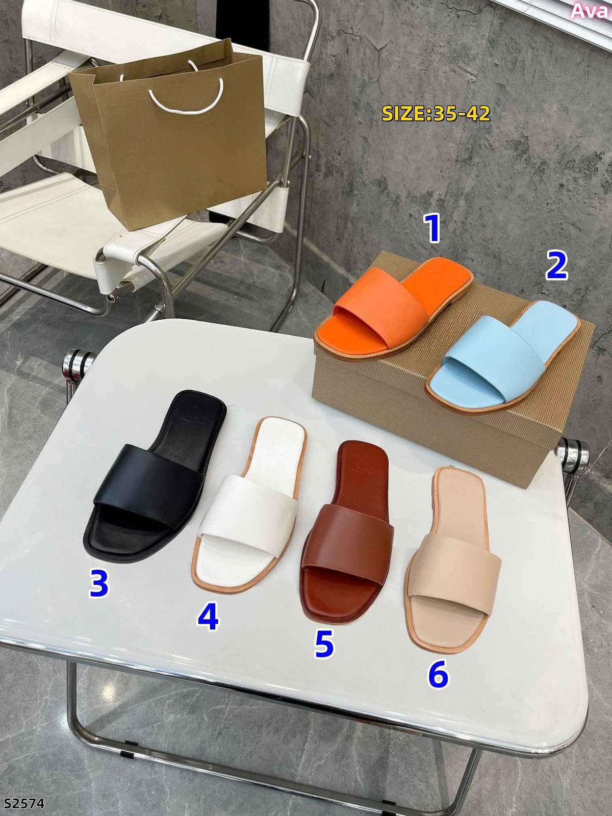 S2574 ChrisLou slippers
