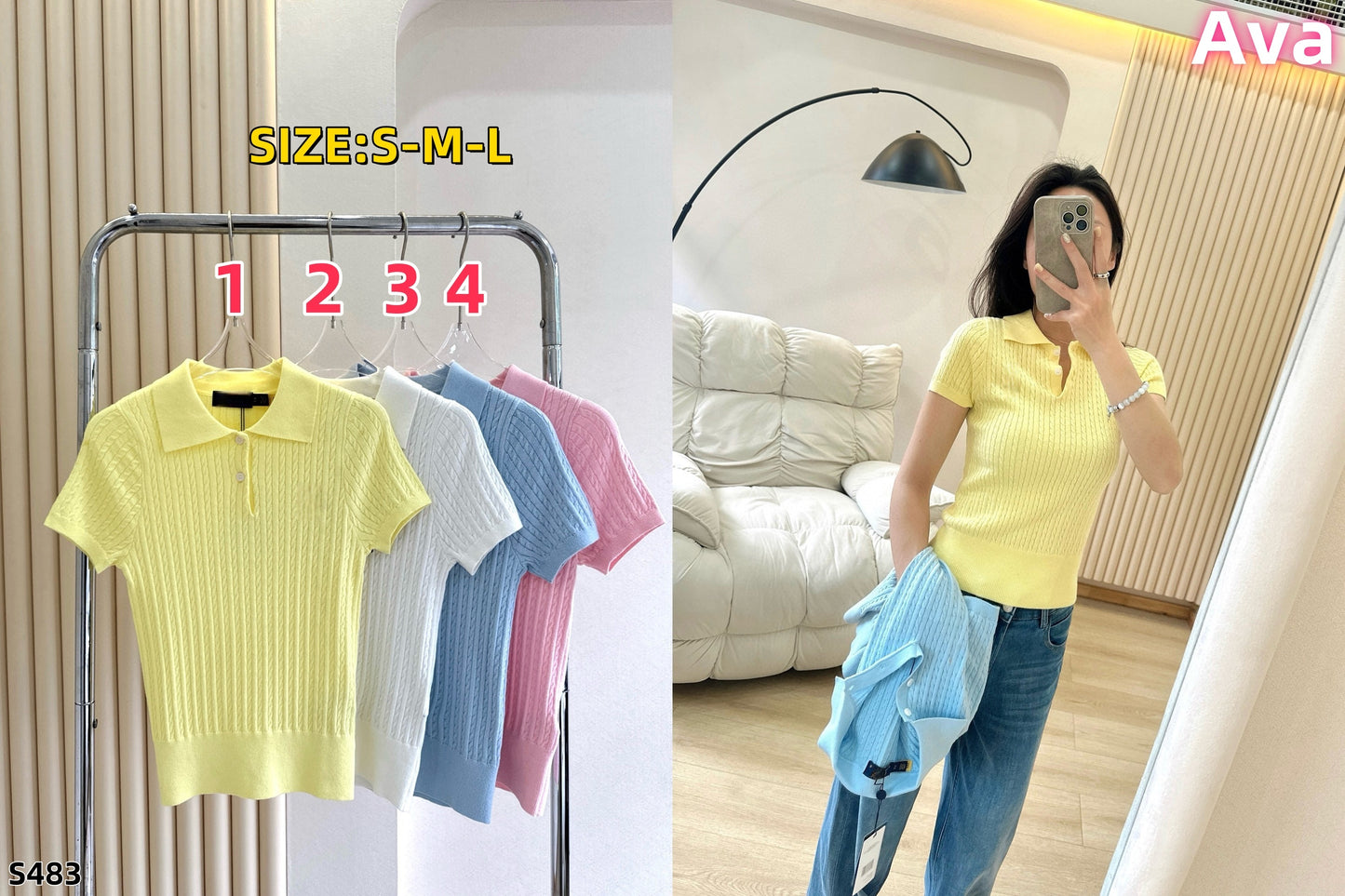 S483 Ralph Knit Sweater