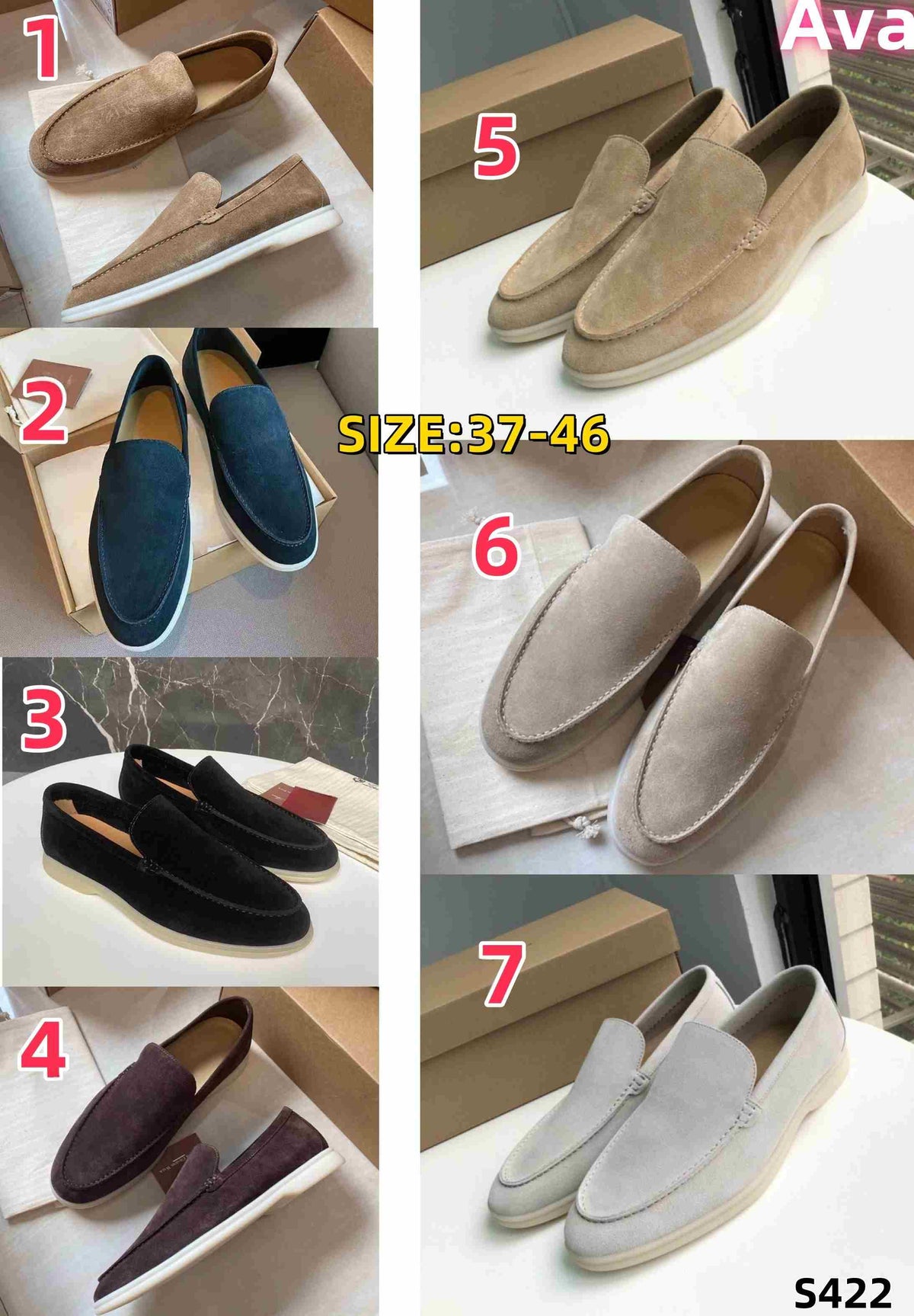 S422 Loro leather shoes zapatos