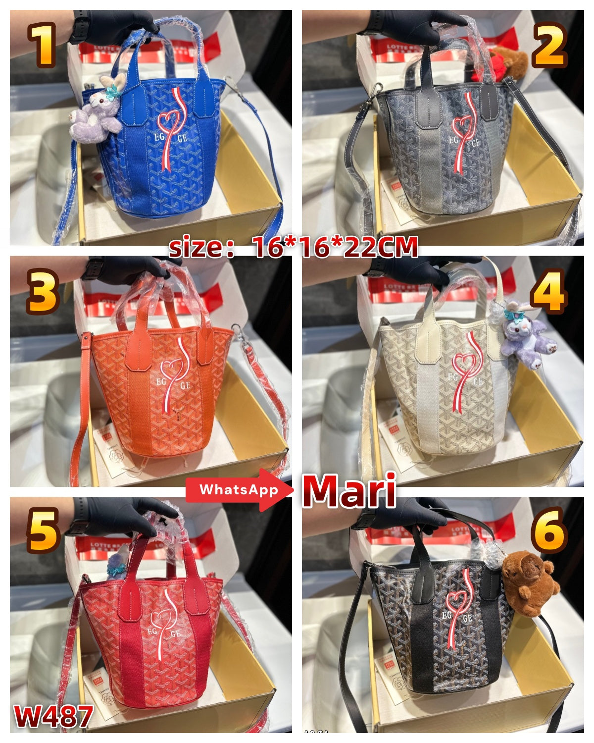 W487  Bucket bag