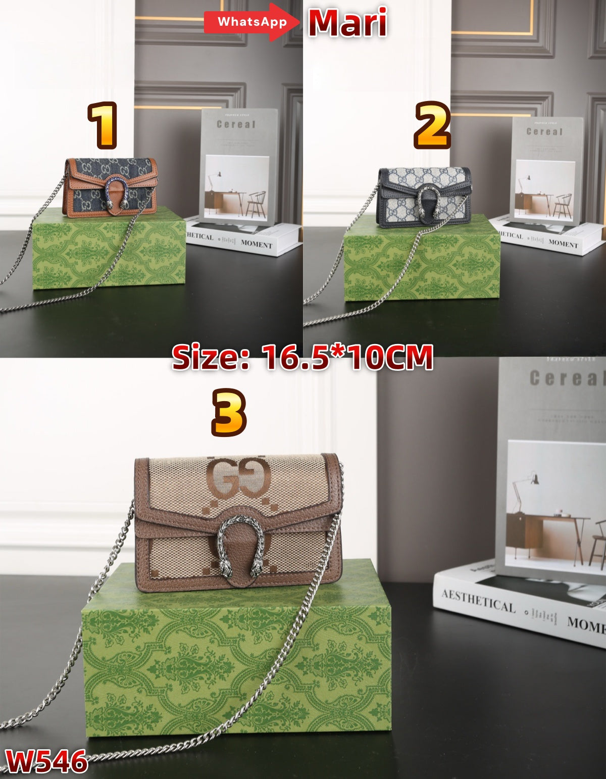 W546  Dionysus bag