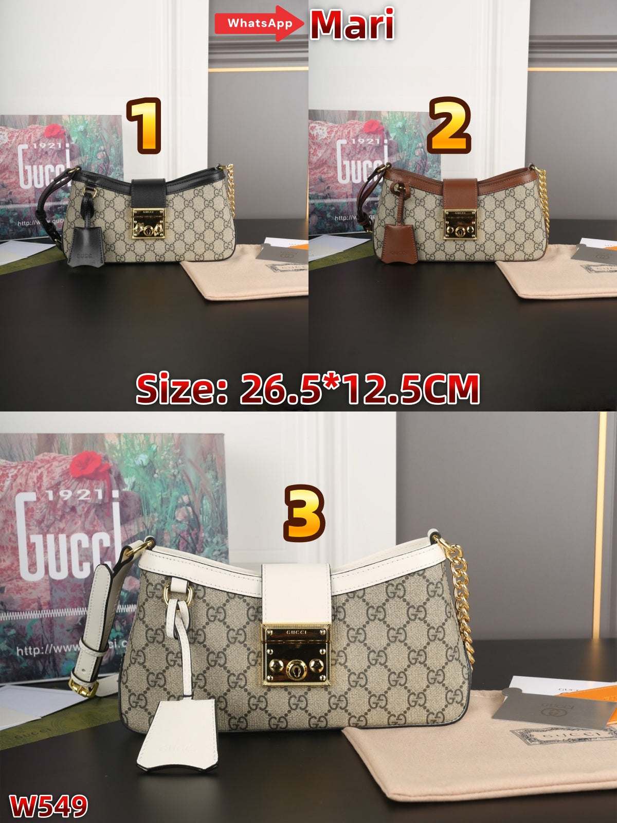 W549  underarm bag