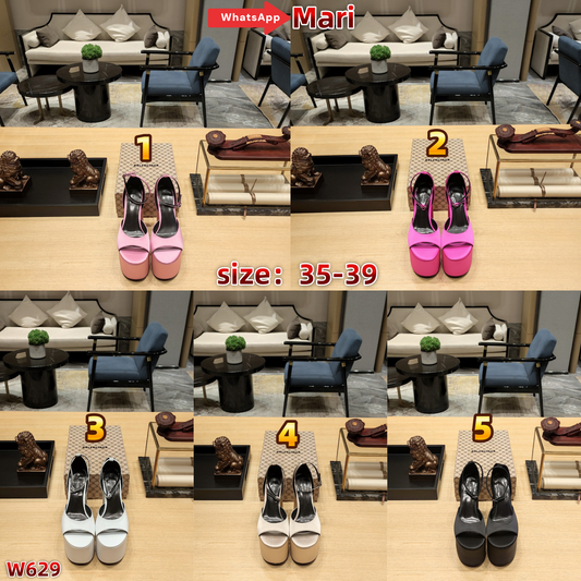W629   Chunky heel sandals