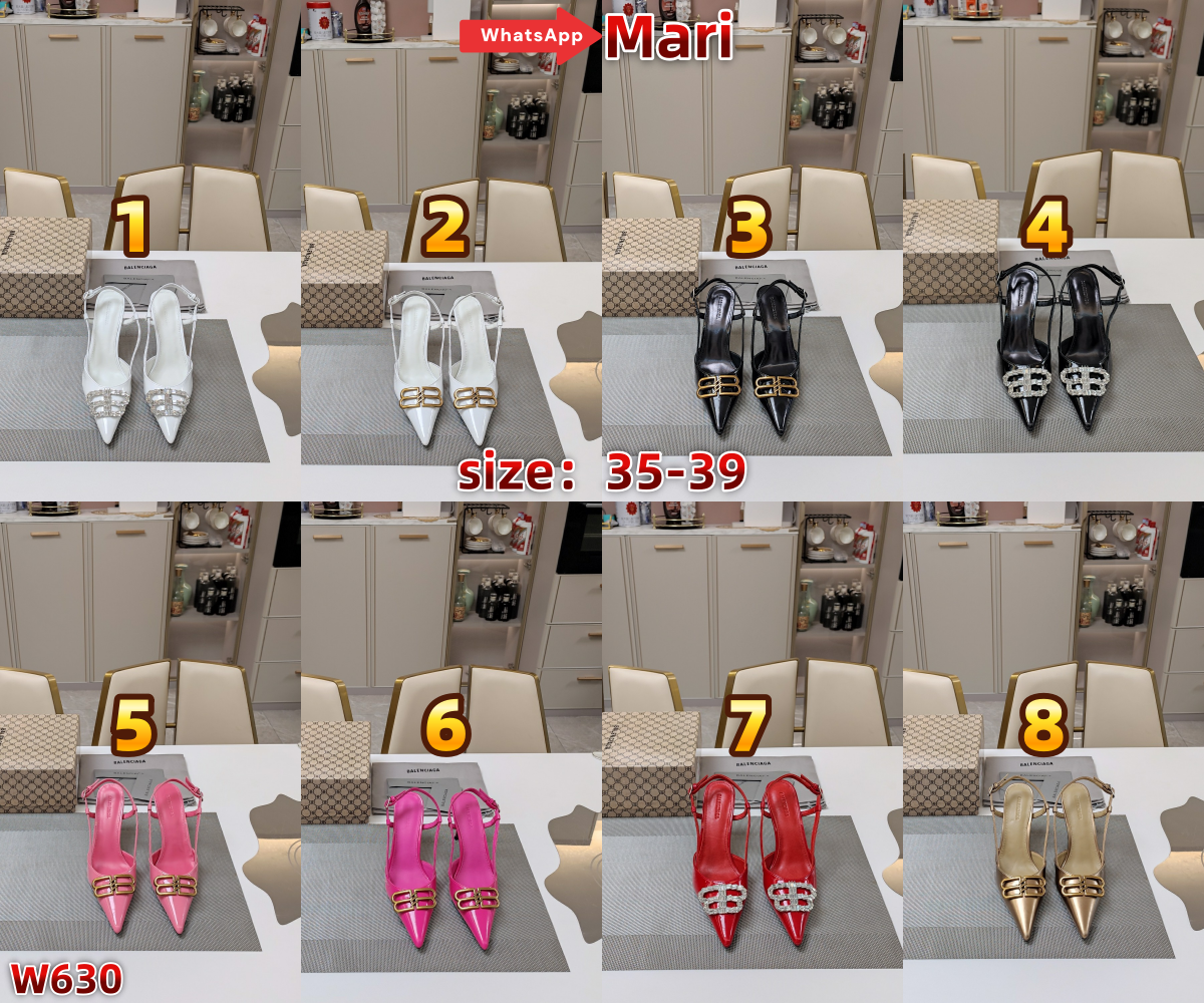 W630  Pointed-toe sandals