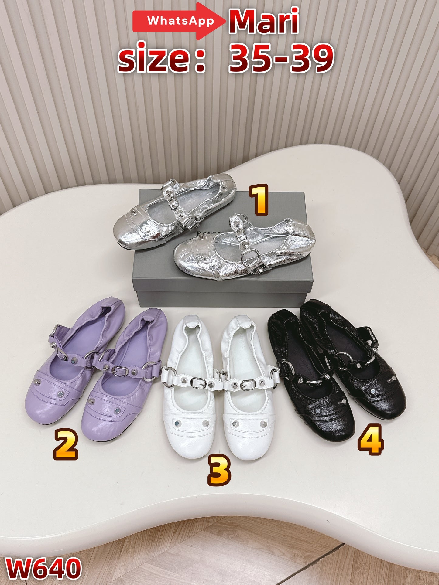 W640   flat shoes