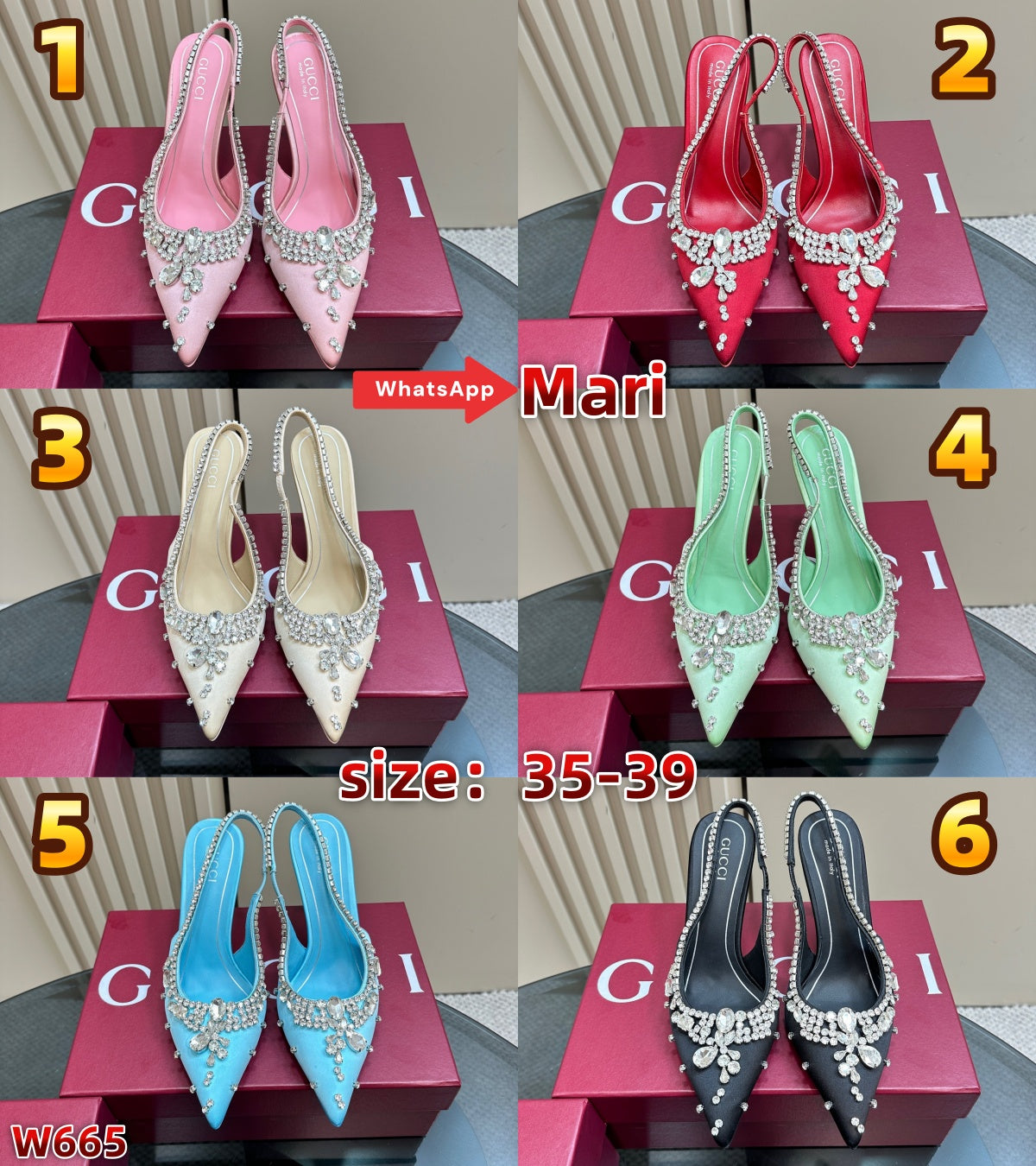 W665  high heels
