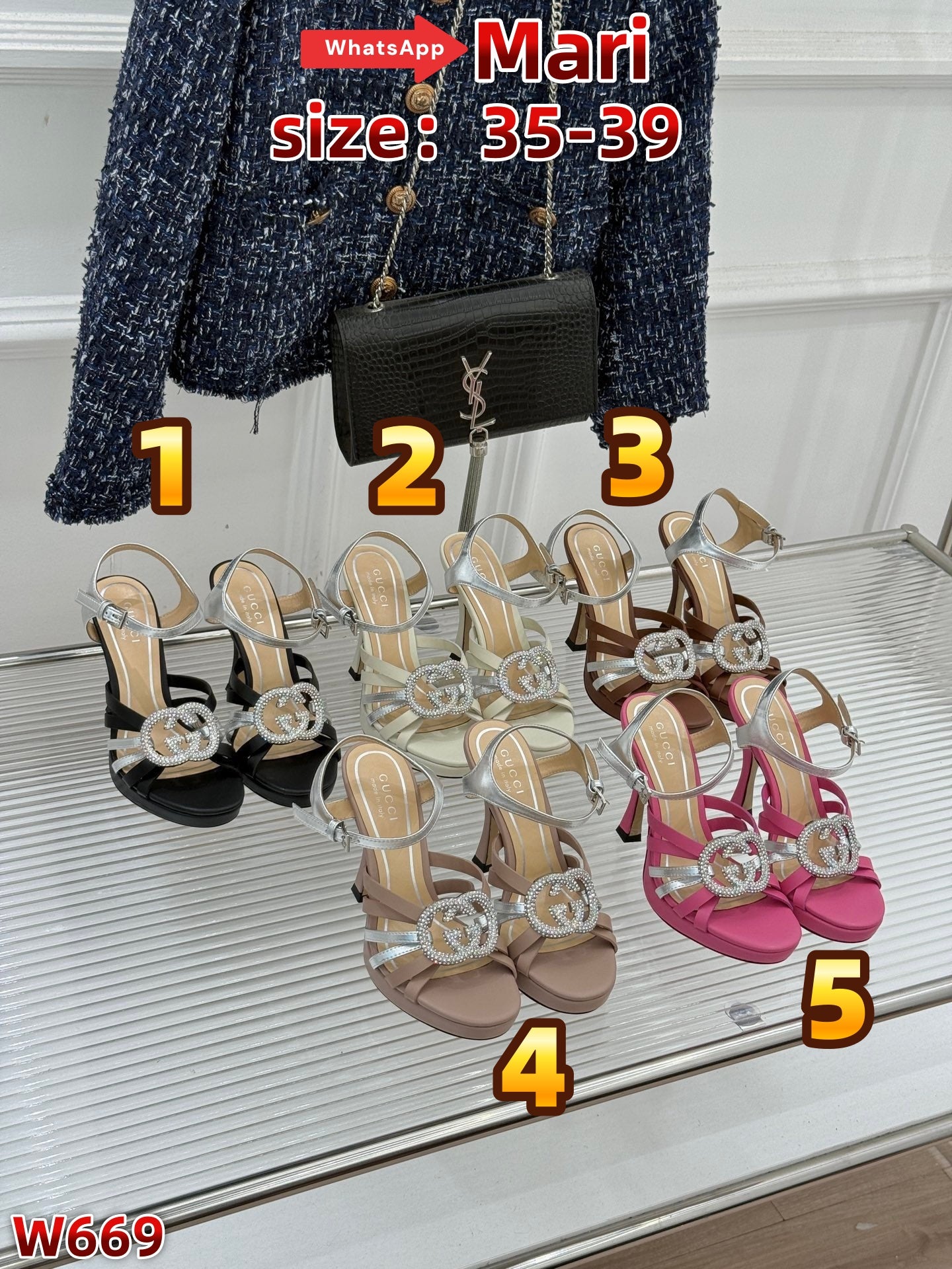 W669  Decorative Sandals
