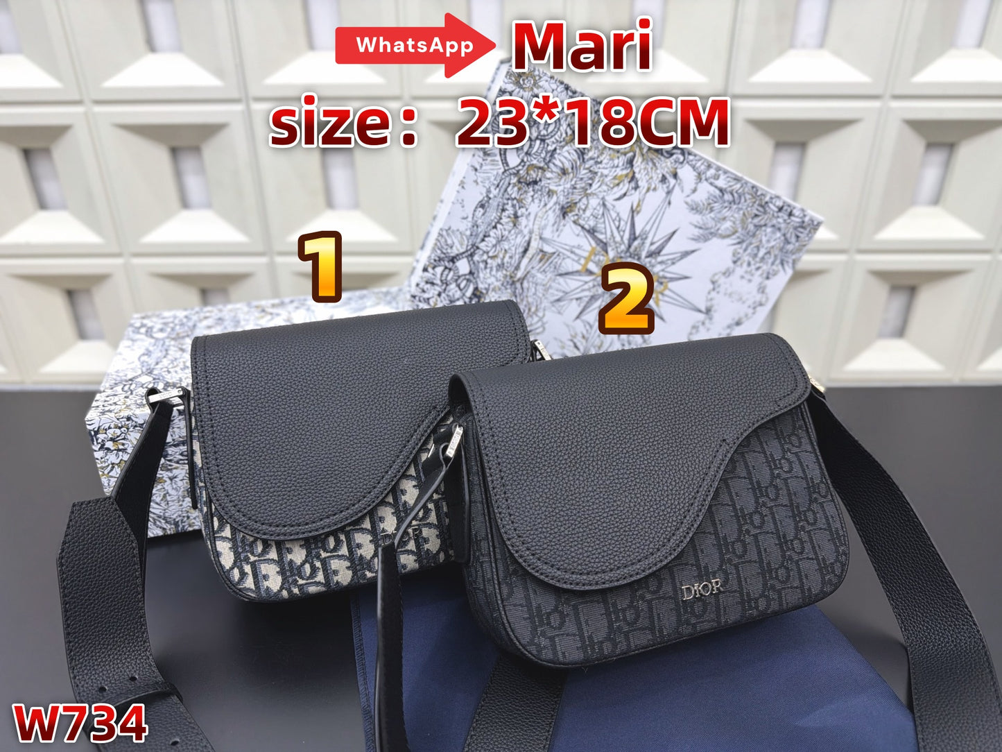 W734  messenger bag
