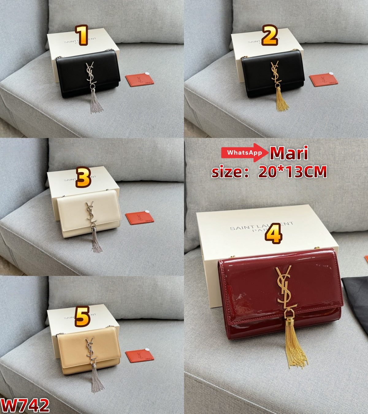 W742  Tassel bag