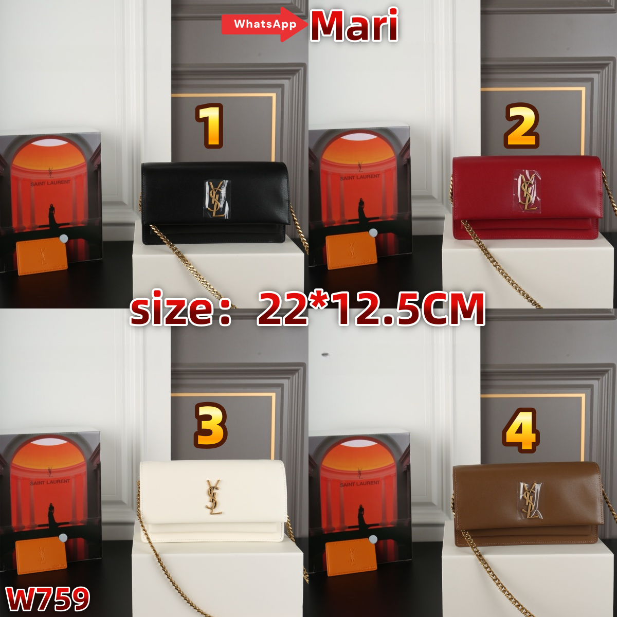 W759  chain bag