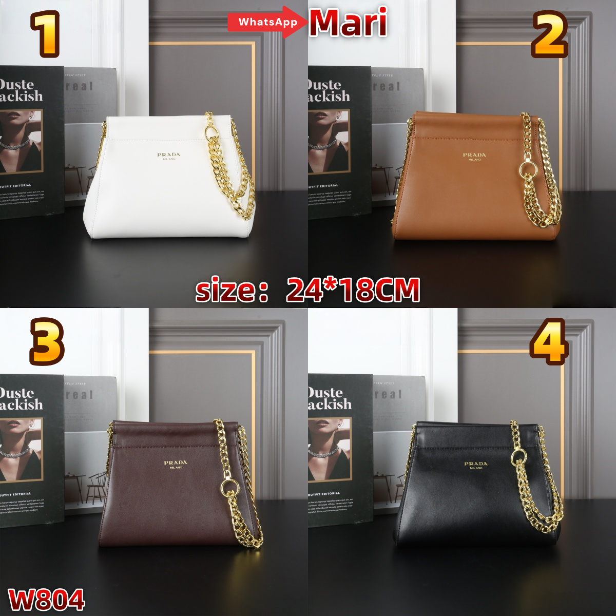 W804  underarm bag
