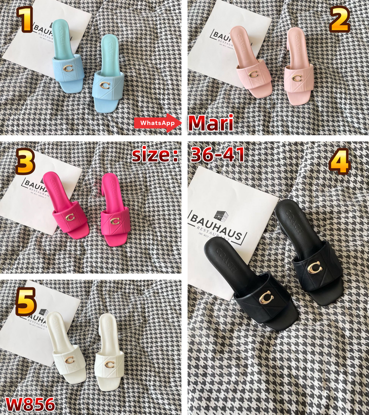 W856  Mule Sandals