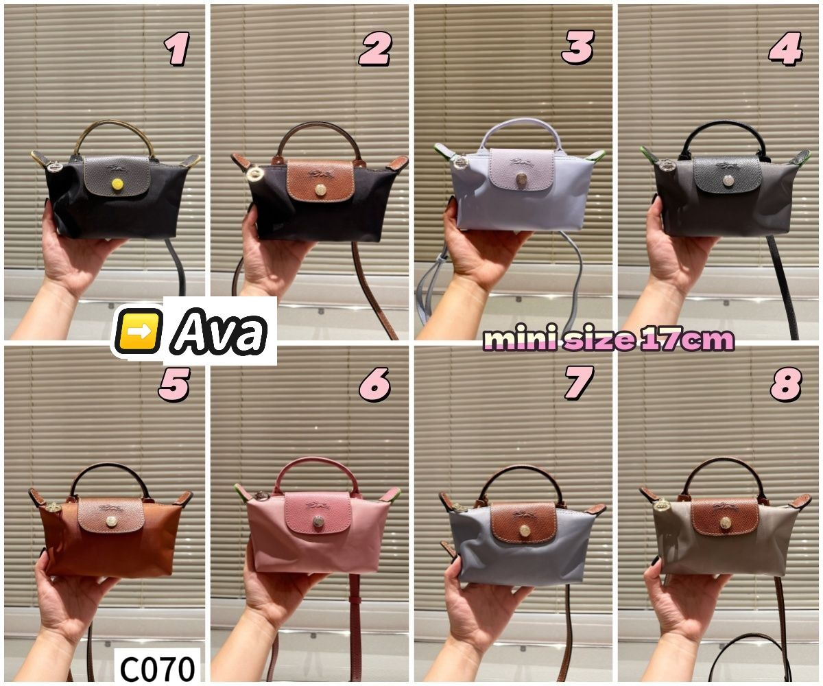 C070 Longchamp mini nylon bag