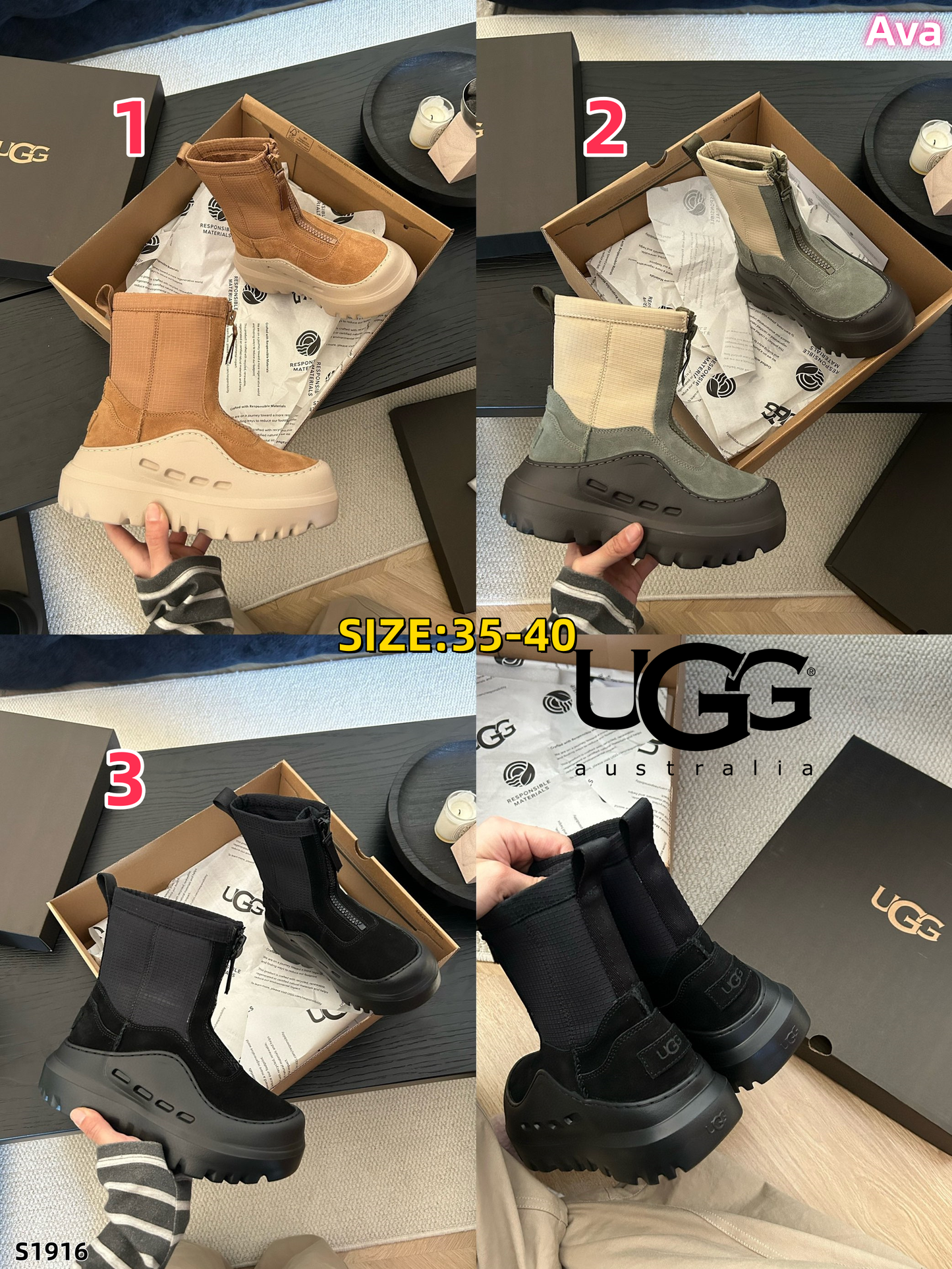 S1916 UGG ankle boots